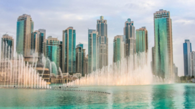 Combo : Dubai Fountain Show & Lake Ride + Sky Views