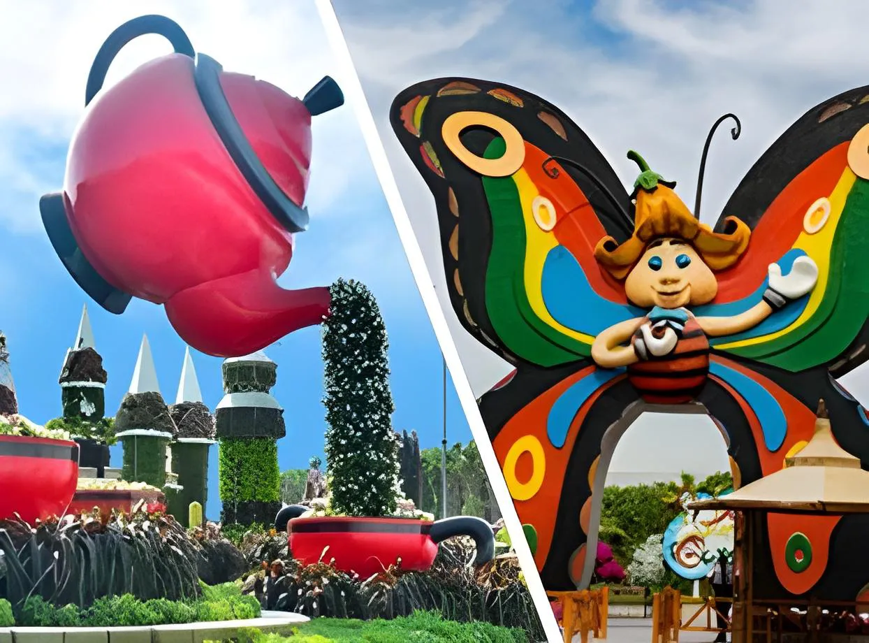 Combo  Miracle Garden Dubai  Butterfly Garden