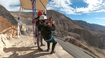 Jebel Jais Zipline From Dubai